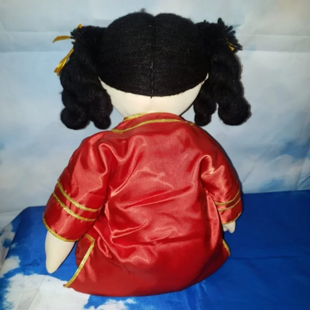 1984 Rice Paddy Babies Soft Sculpture Doll Hong Kong British Passport 18